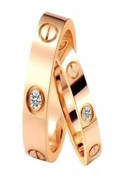 Titanium steel g rose gold ring silver ring lover screwdriver fashion jewelry women wedding ring5734803