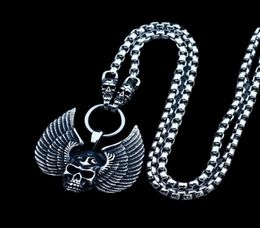 Pendant Necklaces BEIER 316L Stainless Steel Unique Animal Necklace Punk Skull Men39s Fashion Jewelry Gift1643858