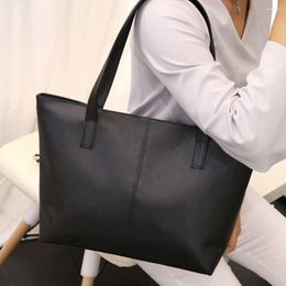 Bag Light PU Leather Women Handbags Casual Female Large Capacity Toothpick Pattern Shoulder Handbag Ladies Mummy Shopping Bags