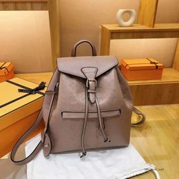 Louiseviutionbag Designer Christopher Backpacks Book Style Fashion Packs Women Luxury Handbags Embossed Flowers Backpack Drawstring School Bags Classic 9940