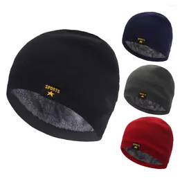 Berets Men's Hats Skullies Beanies Black Knitted Hat For Girl Women Winter Cap Gorras Bonnet Soft Male Beanie Warm Thick