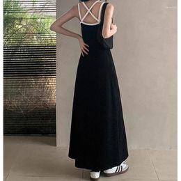 Casual Dresses ENjoyce Vintage Slim Suspender For Women Spring Summer Skinny Bandage Bodycon Prom Party Sleeveless Dress