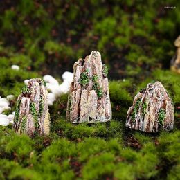 Garden Decorations 1Pcs Mini Mountain Miniature Bonsai Ornaments Plant Gardening Decoration Craft Micro Landscaping DIY Accessories