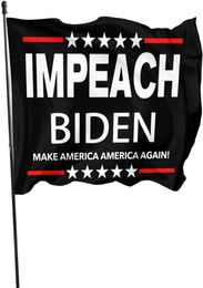 Impeach Biden Flag Make America America Again Flag with Brass Grommets ic Outdoor Indoor Decoration Banner1222752