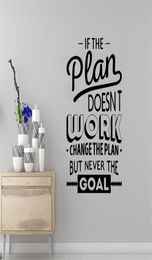 Doesnt Large Bigger Motivation Quotes Work Hard Sentences vinyl Wall sticker Mural Bedroom Decor wallpaper Office Classroom Decora4525358