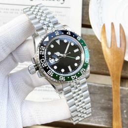 Watch watches AAA 3a Mens Watch Green Water Ghost Fuckelaos Left Handed Fully Automatic Machine 904L Fine Steel Business Watch