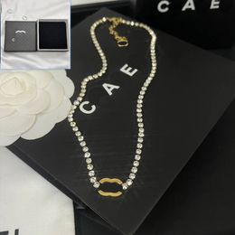 Diamond Chain Necklace Classic Designer Jewellery Long Chain Charm Luxury Love Gift Necklace High Quality Women's Jewellery New Fashion Style Necklace