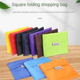 Storage Bags Shopping Bag Eco-friendly Polyester Hand Shoulder Grocery Market Reusable Foldable Supermarket Shop