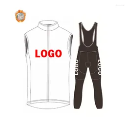 Racing Sets Women's Factory Personalized Customized Bike Uniform Kit Winter Villus Vest Cycling Jersey DIY Design Ropa Ciclismo Hombre