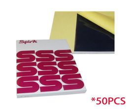 50 pcslot Tattoo Transfer Paper A4 Size Spirit Master Tatoo Paper Thermal Stencil Carbon Copier For Tattoo Supply dropship5179773