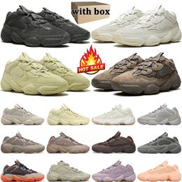 With Box Designer 500 running shoes men women 500s Utility Black Bone White Salt Blush Ash Grey Clay Stone Soft Vision Enflame mens trainers outdoor sneakers