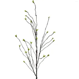 Decorative Flowers Simulation Tree Branches Artificial Wedding Decoration Emulation Decorate Iron Wire White Withered