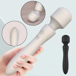 Other Health Beauty Items Powerful dual motor vibrator suitable for female AV magic wand G-point massage clitoral stimulation 10 vibration modes adult Q240430