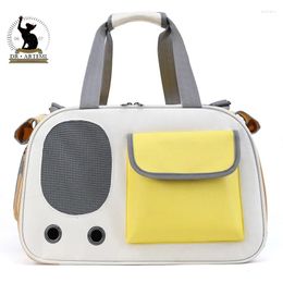 Cat Carriers Breathable Pet Carrier Bag Travel Bags For Dogs Cats Foldable Dog Tote Slings Supplies