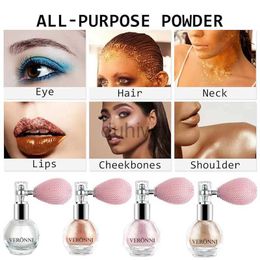 Body Glitter Glitter Spray Highlighter Powder Diamond High Gloss Air Bag Powder Fragrance Shiny High Light Glitter Face Body Makeup Cosmetics d240503