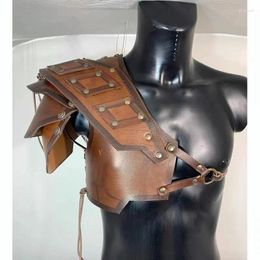 Stage Wear 2024 Shoulder Armour Leather Cosplay Warrior Prop Knight One European Guard