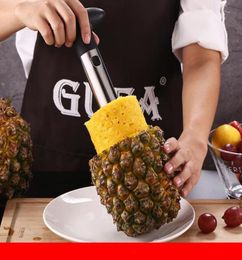Fruit Tools Stainless Steel Pineapple Peeler Cutter Slicer Corer Peel Core Knife Gadget Kitchen Supplies T0517236206292