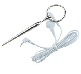 Sex Products Toys Stainless Steel Dilator Urethral Plug Stimulator with Wire Electric Shock DIY Accessories9779832