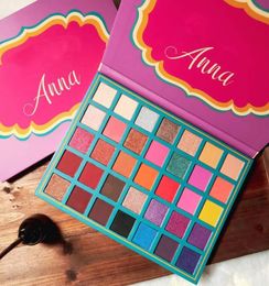 Newest Makeup Palette Anna 35colors Eye shadow Palette Shimmer Matte High quality DHL sh Eyes shadows6613143