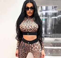 Yoga Suits Letter Print T Shirts Leggings For Women Designer Tracksuits Sexy Ladies Elastic Slim Tights Sports Wear6398310