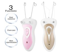 Electric Women Epilator Facial Body Hair Remover Cotton Thread Depilator Female Face Clean Shaver Hair Removal Beauty Machine 58149644