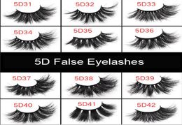 25mm 5D Eyelashes Mink Thick Eyelash Crisscross Cruelty Volume Soft Big Dramatic Full Eye Lashes Makeup Tool6446251