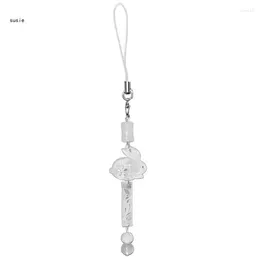 Keychains X7YA Handmade Phone Lanyard Fashionable Keychain Chain Acrylic Material Charm For Everyday Use