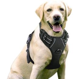 Pet Dog Harness Reflective Adjustable Breathable Vest for Small Medium Large Dogs Cat Collar Accessoires 240418