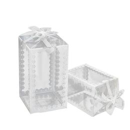 Wedding Clear PVC Box Party Plastic Packaging Present Cake Candy Box Birthday Baby Shower Favour Food Packaging Box