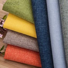 Fabric 145x50cm Solid Color Coarse Flax Linen Fabric For Tablecloth Pillows Sofas Fabric Decorative Cloth Handmade DIY Cloth TJ21705 d240503