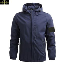 Italian Brand Men's Jacket Spring Autumn Windrunner Jacket Compass Stone Jacket Thin Jacket Bomber Jacket Windbreaker Couple Dress Hiking Jackets Stone Coat 440