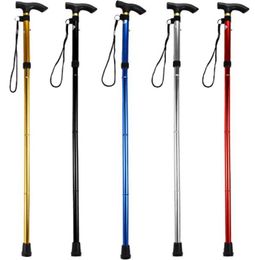 Ultralight 4section Aluminium Alloy Adjustable Canes Outdoor Camping Hiking Walking Sticks 4288546