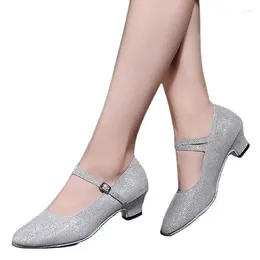 Dance Shoes Women'S Latin Adult Modern Ladies Soft Soles Jazz Square Waltz Dancing Professional