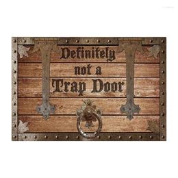 Carpets Definitely Not A Trap Doormat Funny Durable Humor Porch Decor Carpet Indoor And Outdoor Non-Slip Door Mats Housewarming Gift