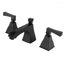 Bathroom Sink Faucets 3piece Split Set Faucet Deck Mounted Tap Basin And Cold Mixer Taps 6 Colour 3pcs/set