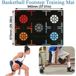 Carpets Basketball Training Mat With Point Reminder Footwork Practise 2mm Dribble For Youth And Adult Ball Control