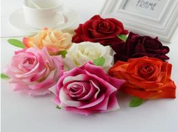 quality silk roses head artificial flowers for home handicraft DIY wreath Gift Scrapbooking Car Bride Bouquet decorative GA2455946353