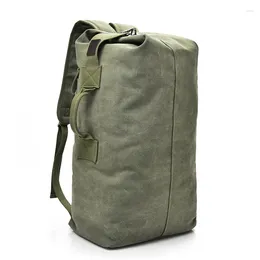 Backpack Large Capacity Male Luggage Boys Canvas Bucket Shoulder Bags Leisure Men Backpacks For Travel School