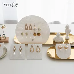 Jewellery Pouches Acrylic White Cloud Pattern Earrings Display Cards Jewellery Stand Holder Packaging Bracket Earring Board