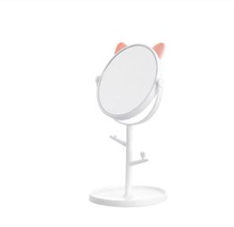 Desktop Simple Dressing HD Folding Makeup Mirror 4012348440578