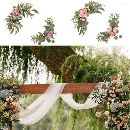 Decorative Flowers Pets Friendly Artificial Flower Arch For Non-toxic Wedding Realistic Appearance