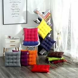 Pillow 10PC Solid Chair Square Mat Cotton Upholstery Soft Padded Pad Office Home Or Car Garden Sun Lounge Seat