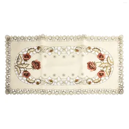 Table Cloth 1PC Rectangle Vintage Embroidered Lace Tablecloth Floral Cloth/Mat Decoration Kitchen Cover