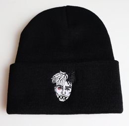 New Winter Mens Embroidered Knit Hat Fashion Singing Caps High Quality Hip Hop Male Ski Cap6976563