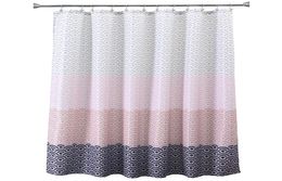 Eco Friendly Longer Pink Bathtub bathroom Shower Curtain Fabric Liner with 12 Hooks 72Wx80H inch Waterproof and Mildewproof7349577