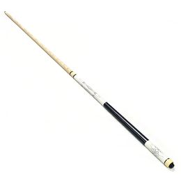 57 inch 1m pointed gray wood shaft 1/2-PC billiards cue stick 240428