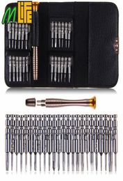 25 in1 Precision Screwdriver Bits Set Portable Screwdriver Multitul For Laptop Mobile Phone Computer Watch Glasses Repair Tools7925678