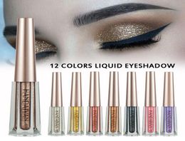 HANDAIYAN Glitter Eyeshadow Diamond Liquid Eyeshadow 12 Colour Makeup Shimmer Smoky Eyepigment Eyeshadow Pencil Cosmetic1662391
