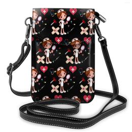 Shoulder Bags WHEREISART Multi-purpose Women Storage Case For Mobile Phones Makeup Cartoon Print Crossbody Bag