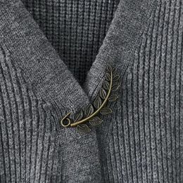 Brooches Vintage Creative Pin Alloy Retro Branches Brooch Simple Sweater Shawl Buckle Cardigan Hat Women Men Accessories Jewellery